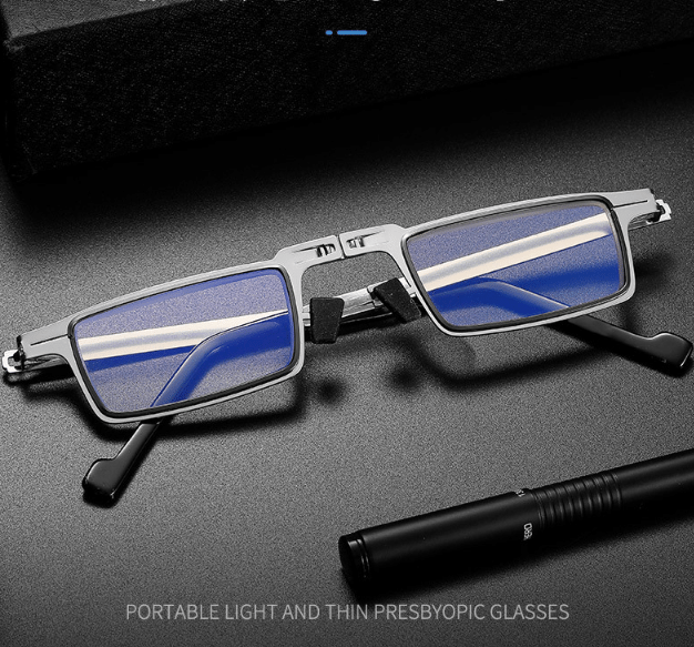 🎉Ultra Light Titanium Material Screwless Foldable Reading Glasses