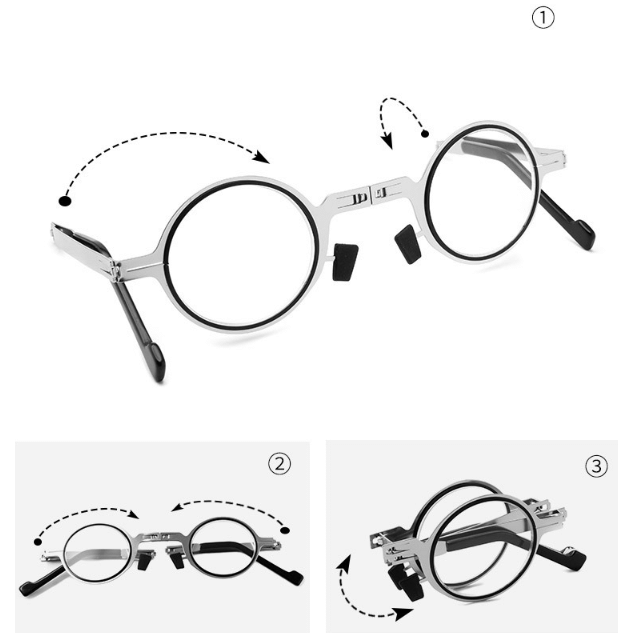 🎉Ultra Light Titanium Material Screwless Foldable Reading Glasses