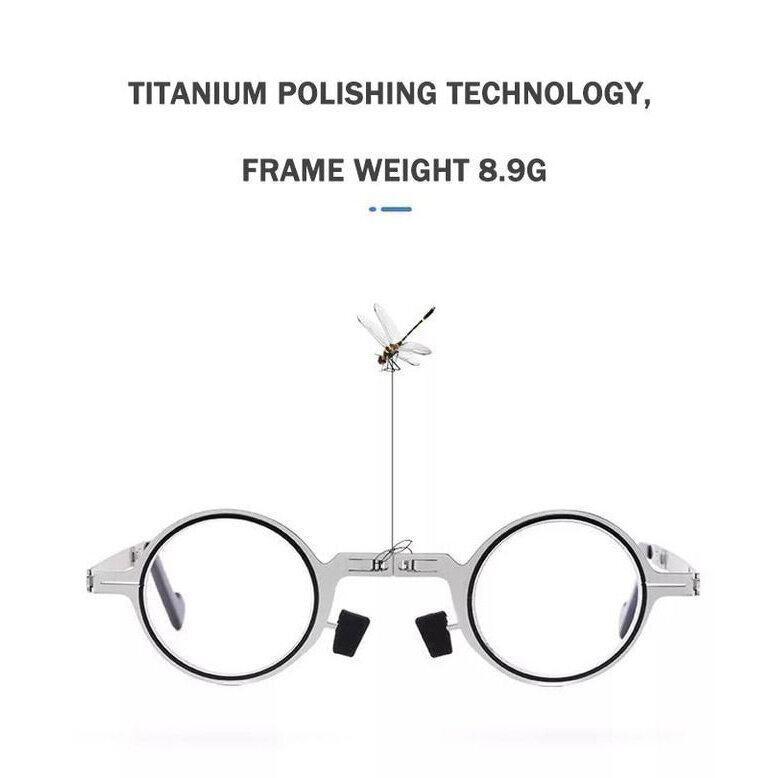 🎉Ultra Light Titanium Material Screwless Foldable Reading Glasses